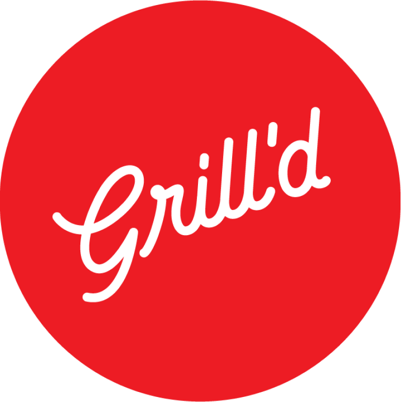 Grill'd Logo red background
